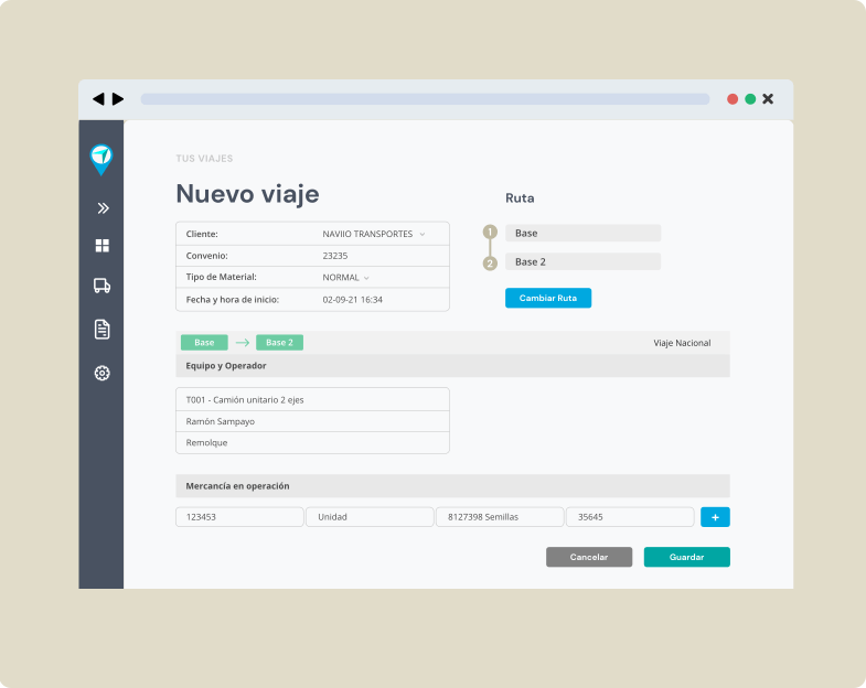 Genera tus viajes de manera facil!